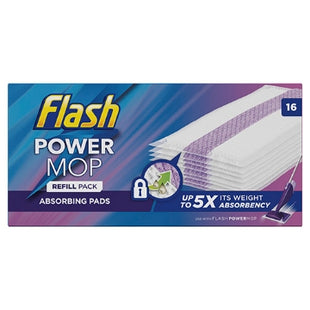 FLASH POWERMOP REFILL PADS 16 Pads
