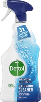 DETTOL POWER & PURE BATHROOM SPRAY 1L