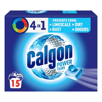 CALGON POWERBALL WASHING MACHINE TABLETS 15PACK
