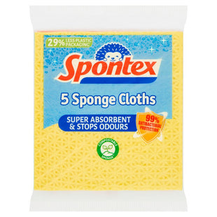 SPONTEX SPONGE CLOTH 5PK