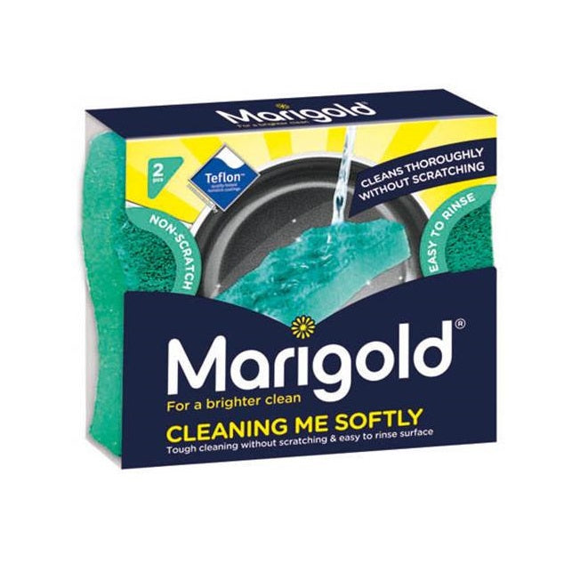 MARIGOLD CLEANING ME SOFTLY SCOURER 2PK