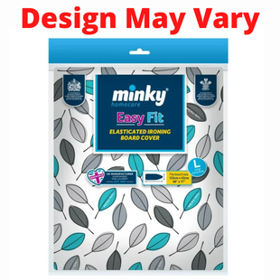 MINKY EASY-FIT IRONING BOARD COVER LARGE 122 X 43CM