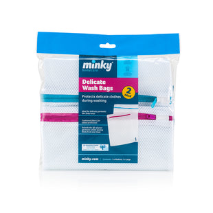 MINKY DELICATES WASH BAG 2PK