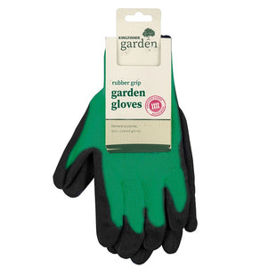 KINGFISHER MEDIUM RUBBER GRIP GARDEN GLOVES