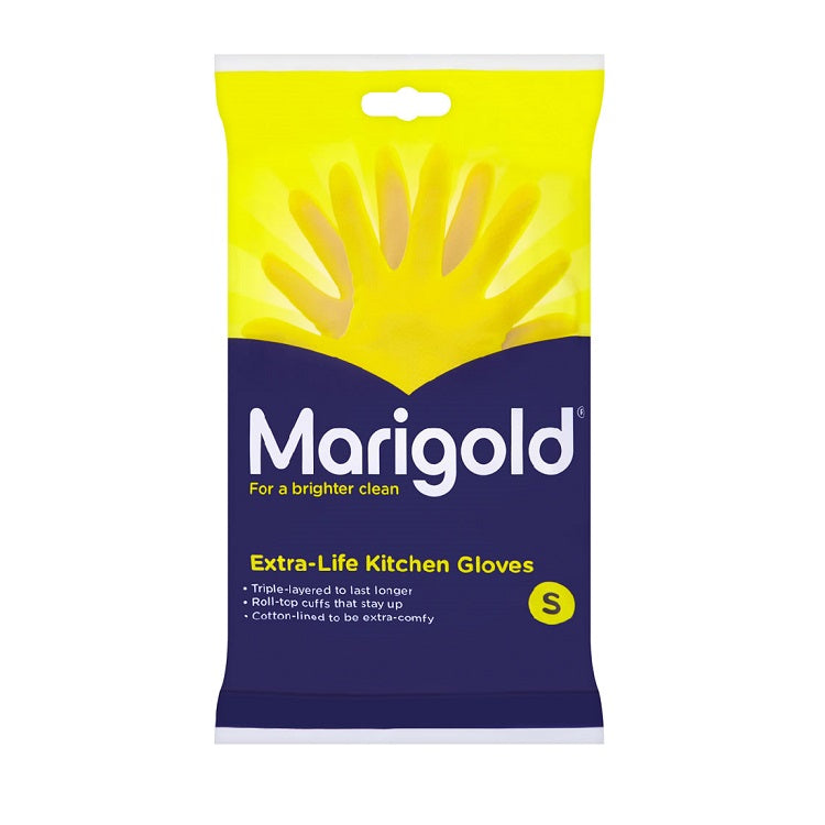MARIGOLD EXTRA-LIFE KITCHEN GLOVES SMALL