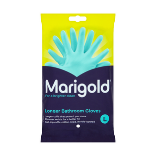 MARIGOLD STRONGER BATHROOM GLOVES LARGE