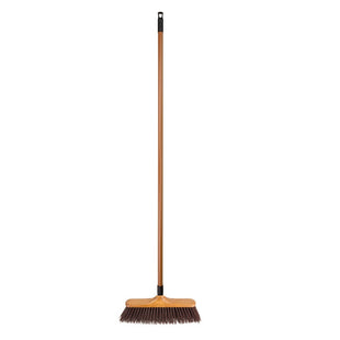 ELLIOTT WOODGRAIN 11'' BROOM & HANDLE STIFF