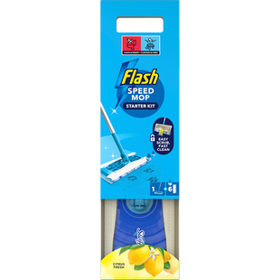 FLASH SPEEDMOP STARTER KIT 1 X SPEEDMOP & 6 X WET REFILLS