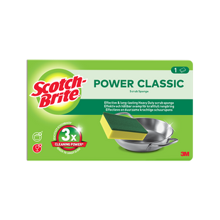 SCOTCH-BRITE CLASSIC SCRUB SPONGE GREEN
