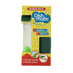 DISHMATIC BONUS PACK 1 HANDLE & 6 REFILLS