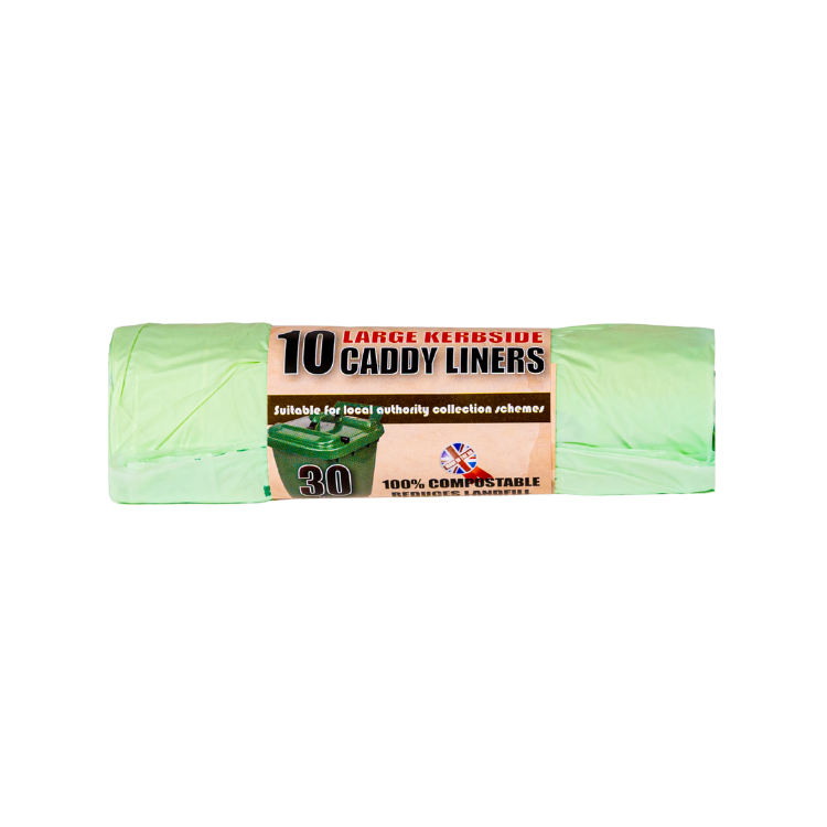 ECO360 30L COMPOSTABLE CADDY LINER BAG 565 X 630MM 10PK