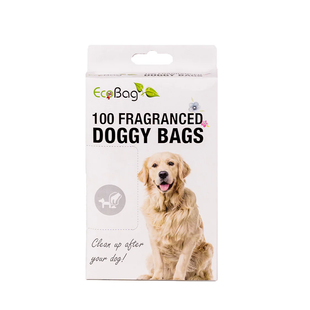 ECO360 SCENTED DISPOSABLE DOGGY POOP BAGS 100PK