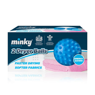 MINKY DRYER BALLS 2PK