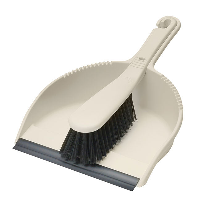 ADDIS DUSTPAN & BRUSH LINEN SOFT