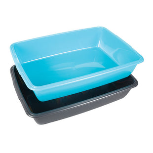 WHITEFURZE CAT LITTER TRAY SMALL 42CM