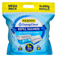 KILROCK DAMP CLEAR MOISTURE TRAP REFILL 5 X 500G