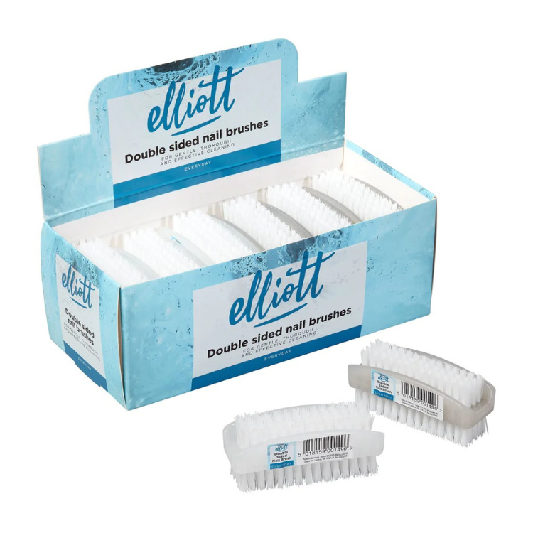 ELLIOTT DOUBLE SIDED ALL PVC NAIL BRUSH