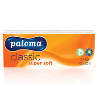 PALOMA POCKET 3PLY PAPER TISSUES 10 X 10PK
