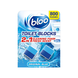 BLOO IN CISTERN TOILET BLOCKS ORIGINAL BLUE 2X50G