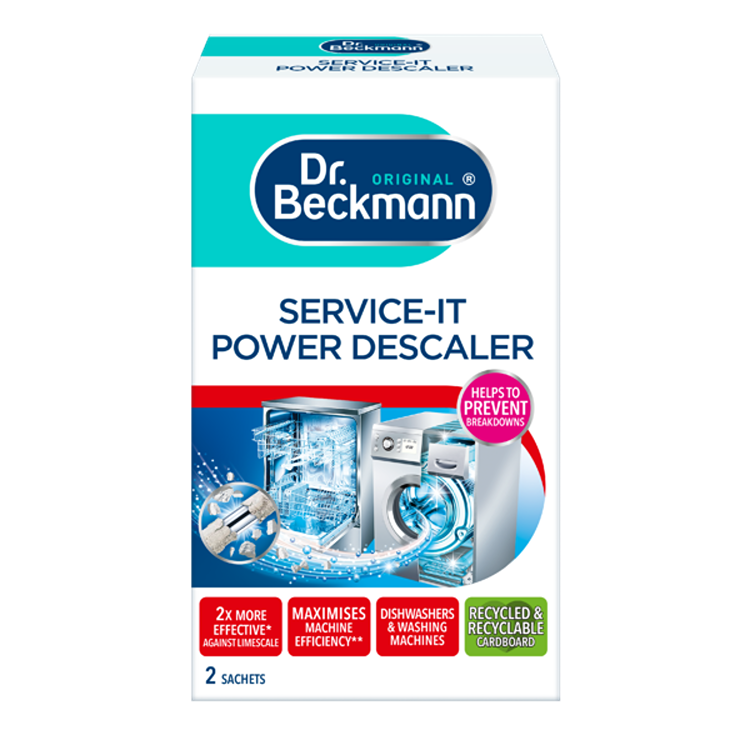 DR BECKMANN SERVICE IT POWER DESCALER LIMESCALE REMOVER 2 X 50G