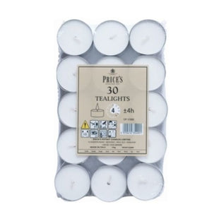 PRICE'S TEALIGHTS 4HR 30PK