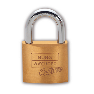 STERLING BURG WACHTER C-LINE BRASS PADLOCK 40MM