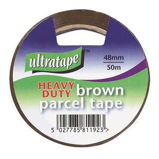 ULTRATAPE HEAVY DUTY BROWN PARCEL TAPE 48MM X 50M