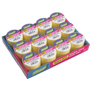 ULTRATAPE RHINO HEAVY DUTY DOUBLE SIDED CLOTH TAPE 50MM X 4.5M
