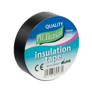 ULTRATAPE ELECTRICAL PVC INSULATION TAPE BLACK 19MM X 20M