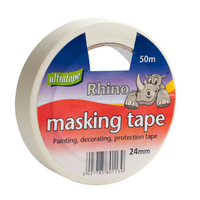 ULTRATAPE RHINO GENERAL PURPOSE MASKING TAPE 24MM X 50M
