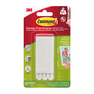 COMMAND NARROW PICTURE STRIPS 5.4KG 4PK