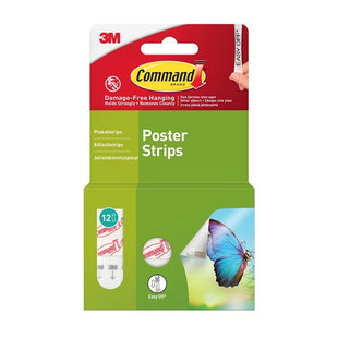 COMMAND POSTER STRIPS 12PK