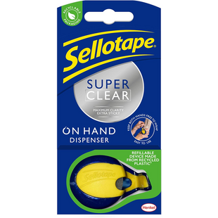 SELLOTAPE ON-HAND DISPENSER 18MM X 15M