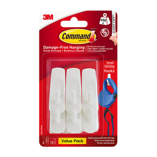 COMMAND SMALL HOOKS VALUE PACK 450G 6PK