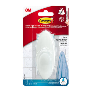 COMMAND BATHROOM LARGE TOWEL HOOK 2.2KG