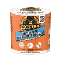 GORILLA WATERPROOF PATCH & SEAL TAPE WHITE 100MM X 3M