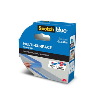 SCOTCHBLUE MULTI-SURFACE MASKING TAPE 24MM X 41M