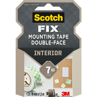 SCOTCH FIX INTERIOR MOUNTING TAPE 7KG 1.5M