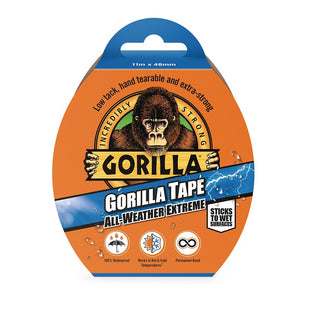 GORILLA ALL WEATHER EXTREME TAPE BLACK 48MM X 11M