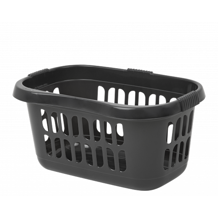 WHAM CASA HIPSTER LAUNDRY BASKET MIDNIGHT BLACK