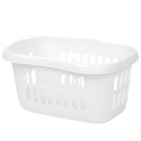 WHAM CASA HIPSTER LAUNDRY BASKET ICE WHITE