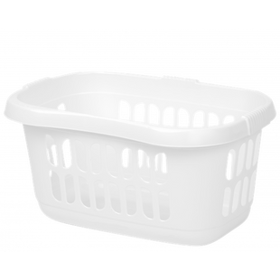WHAM CASA HIPSTER LAUNDRY BASKET ICE WHITE