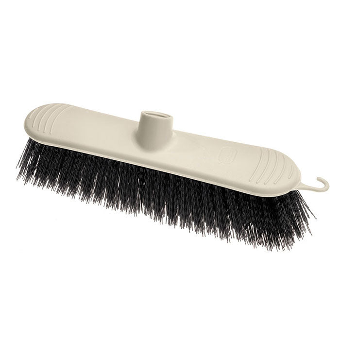 ADDIS PLASTIC BROOM HEAD STIFF BRISTLE LINEN BEIGE