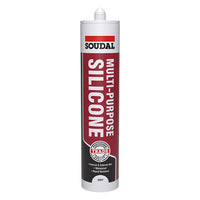 SOUDAL MULTI-PURPOSE SILICONE GREY 270ML