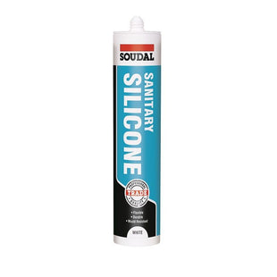SOUDAL SANITARY SILICONE CARTRIDGE WHITE 290ML