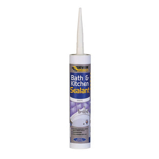 EVERBUILD BATH & KITCHEN SEALANT C3 CARTRIDGE WHITE