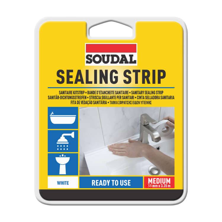 SOUDAL SEALING STRIP WHITE 38MM X 3.35M