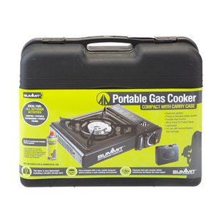 SUMMIT PORTABLE GAS STOVE IN CARRY CASE