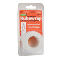 ULTRATAPE RUBAWRAP WATERPROOF SELF-AMALGAMATING TAPE 25MM X 5M WHITE