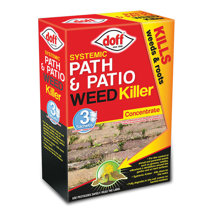 DOFF CONCENTRATED PATH & PATIO WEEDKILLER 3PK